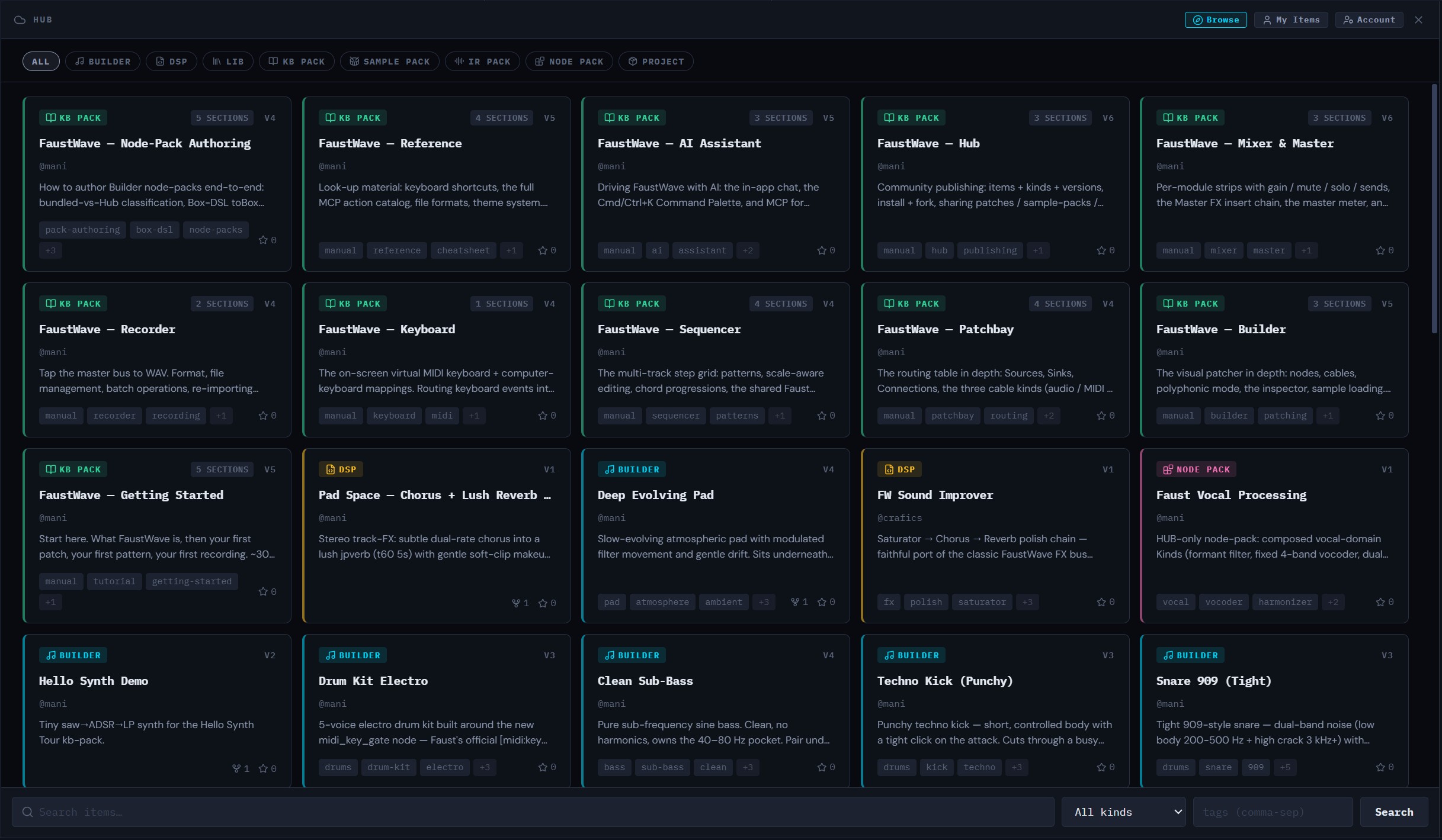 FaustWave community hub