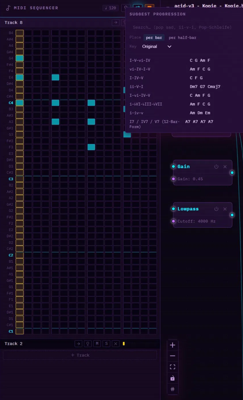 midi-sequencer — track 8